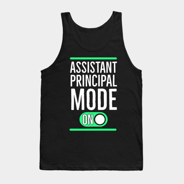 Assistant principal mode Tank Top by Tianna Bahringer